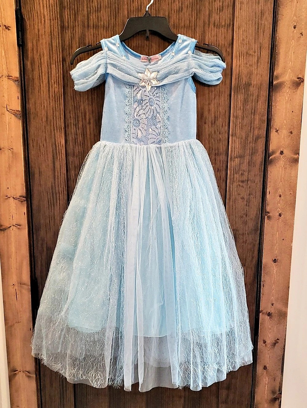 Princess Dress Girls Ice Blue Formal Dress
